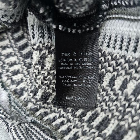 rag & bone and Coogi Merino Wool Crewneck Sweater - Picture 7 of 9